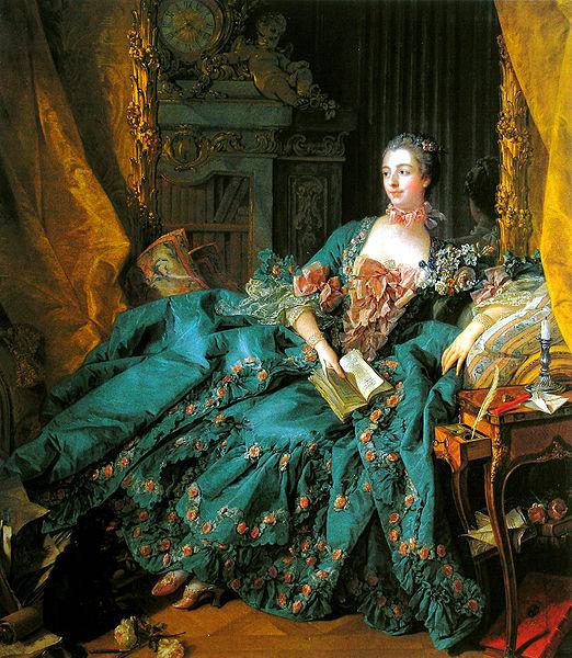 Francois Boucher Portrait of Madame de Pompadour oil painting picture